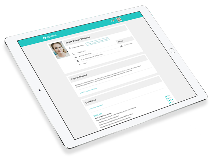 cv myfairJob exemple cv